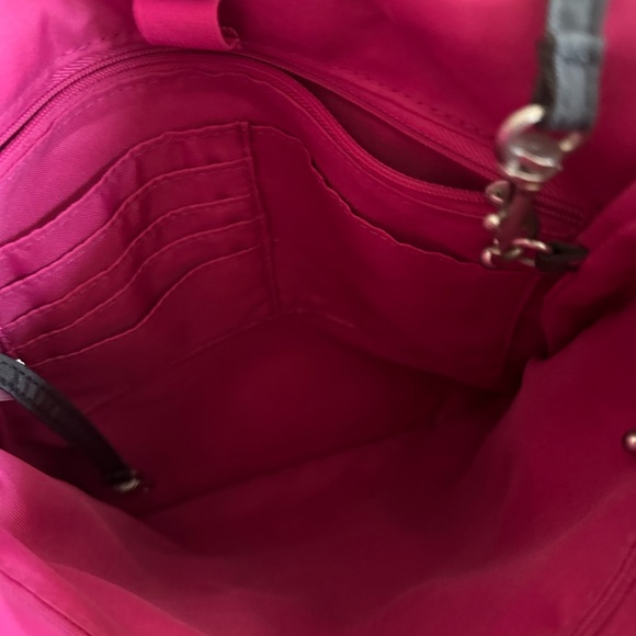 Baggallini Crossbody Bag Gray MultiPocket Travel Purse Adjustable Strap Wristlet - Picture 8 of 11